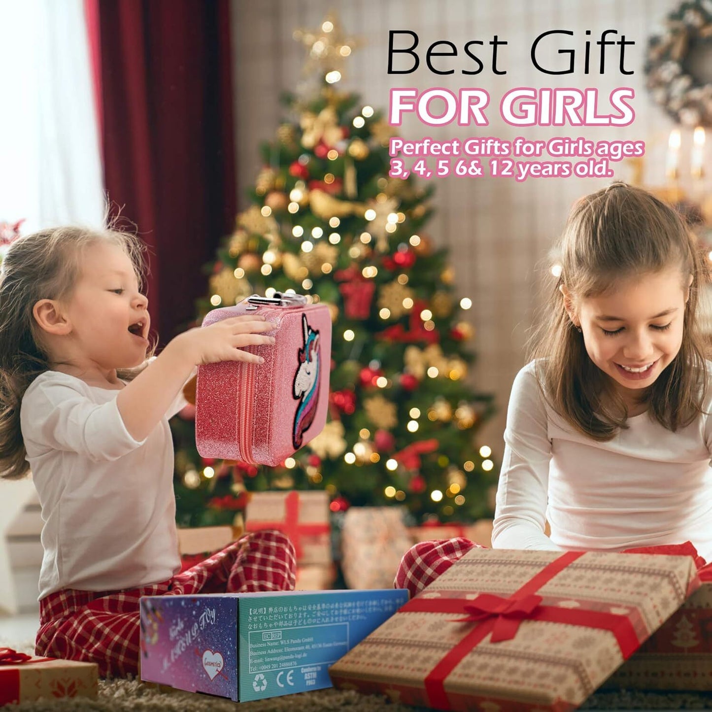 Washable Makeup Kit for Girls - Complete Makeup Set for Kids