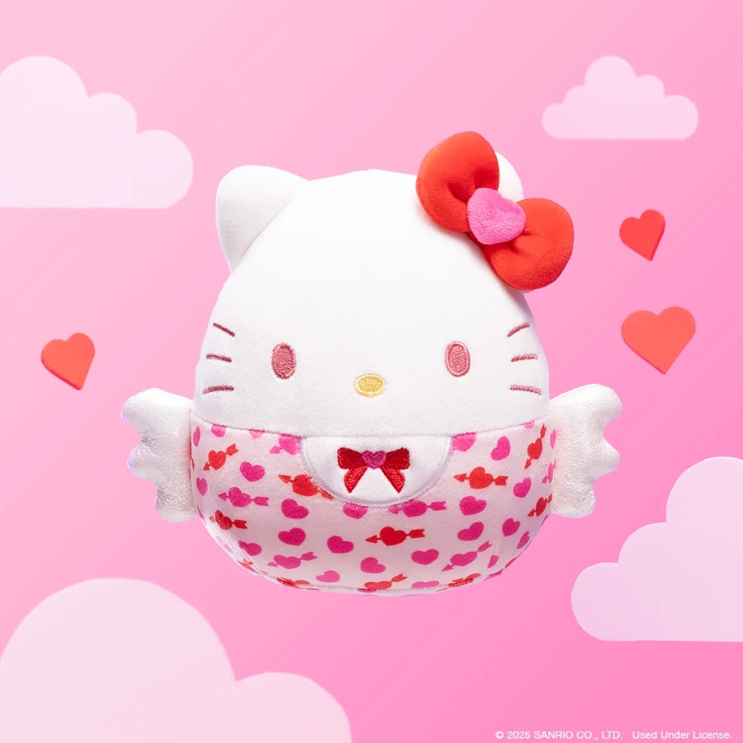 Original Sanrio 8-Inch Valentine's Day Hello Kitty Plush Toy for Children