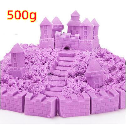 Colorful Magic Kinetic Sand Castle Play Set for Kids