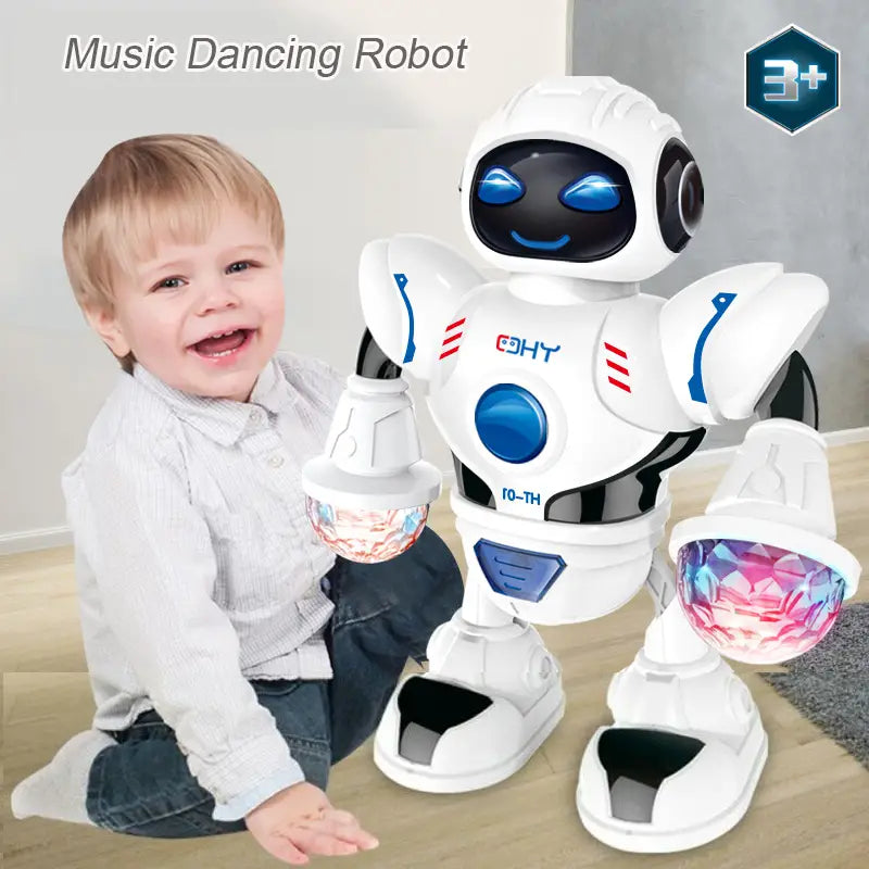 Dancing Robot Toy for Kids – Music & Lights Fun