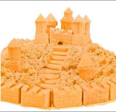 Colorful Magic Kinetic Sand Castle Play Set for Kids