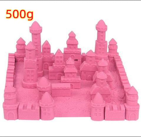 Colorful Magic Kinetic Sand Castle Play Set for Kids