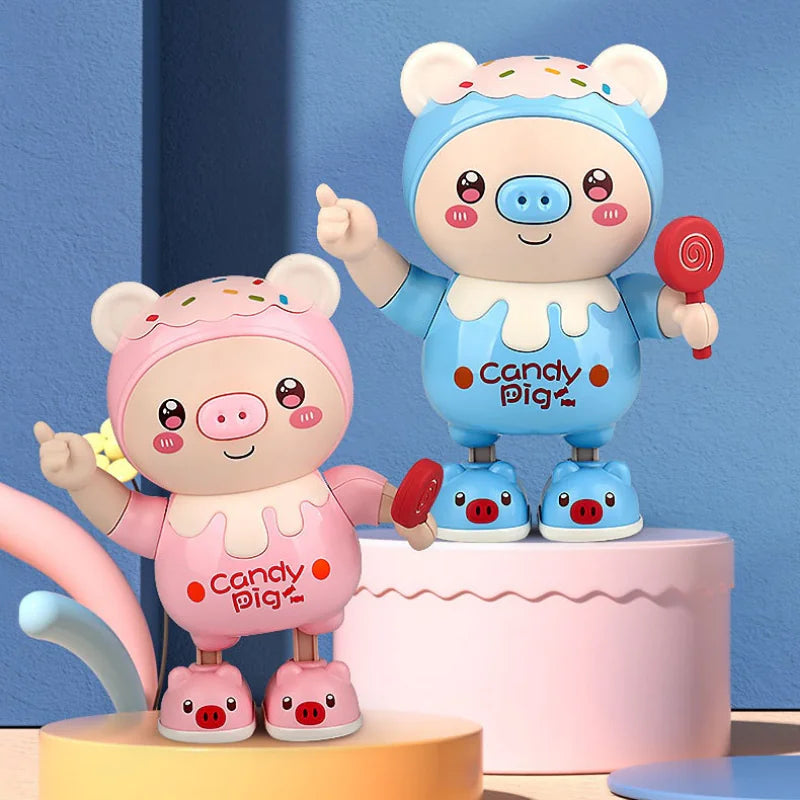 Musical Electric Candy Little Cute Piggy Toy