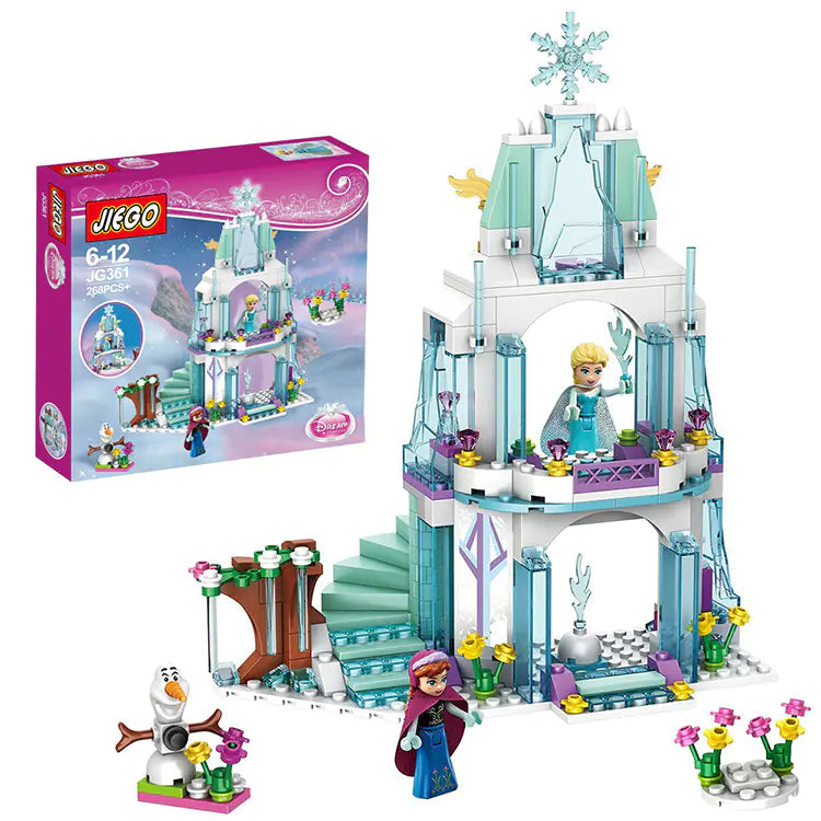 Frozen Ice Castle Building Set for Kids