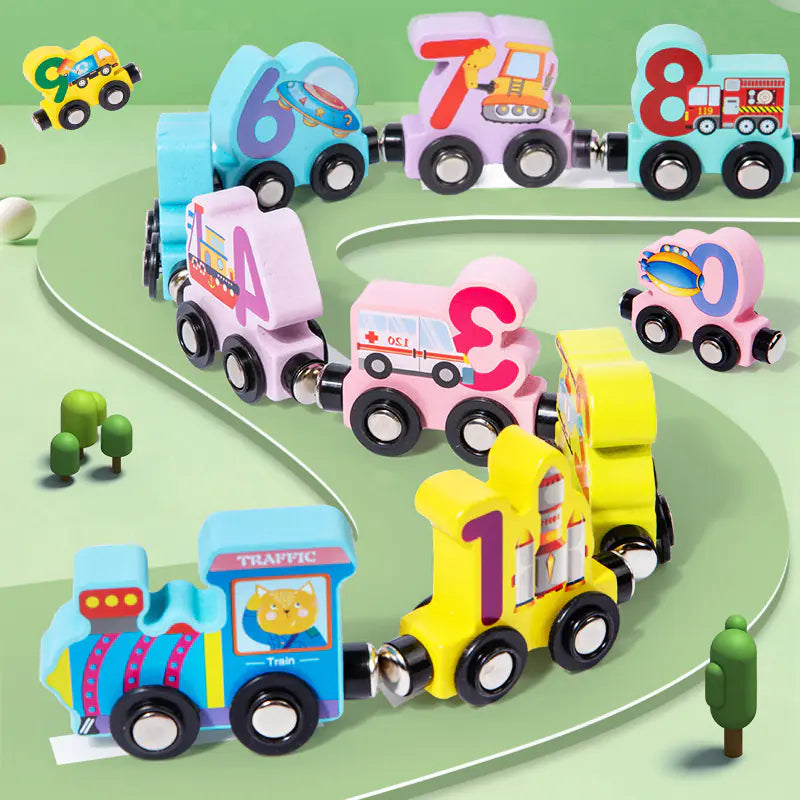 Magnetic Counting Train Puzzle for Kids