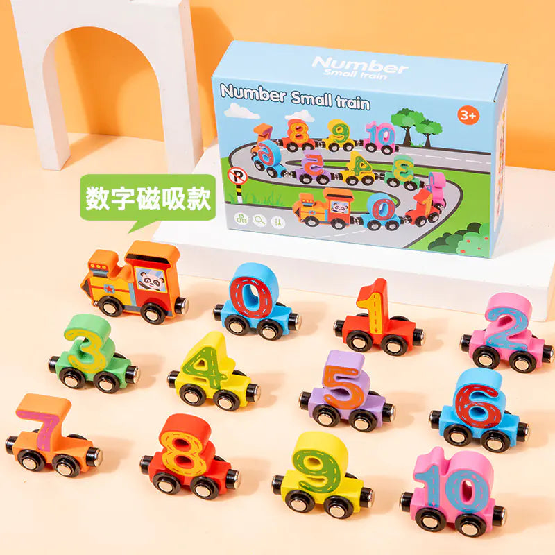 Magnetic Counting Train Puzzle for Kids