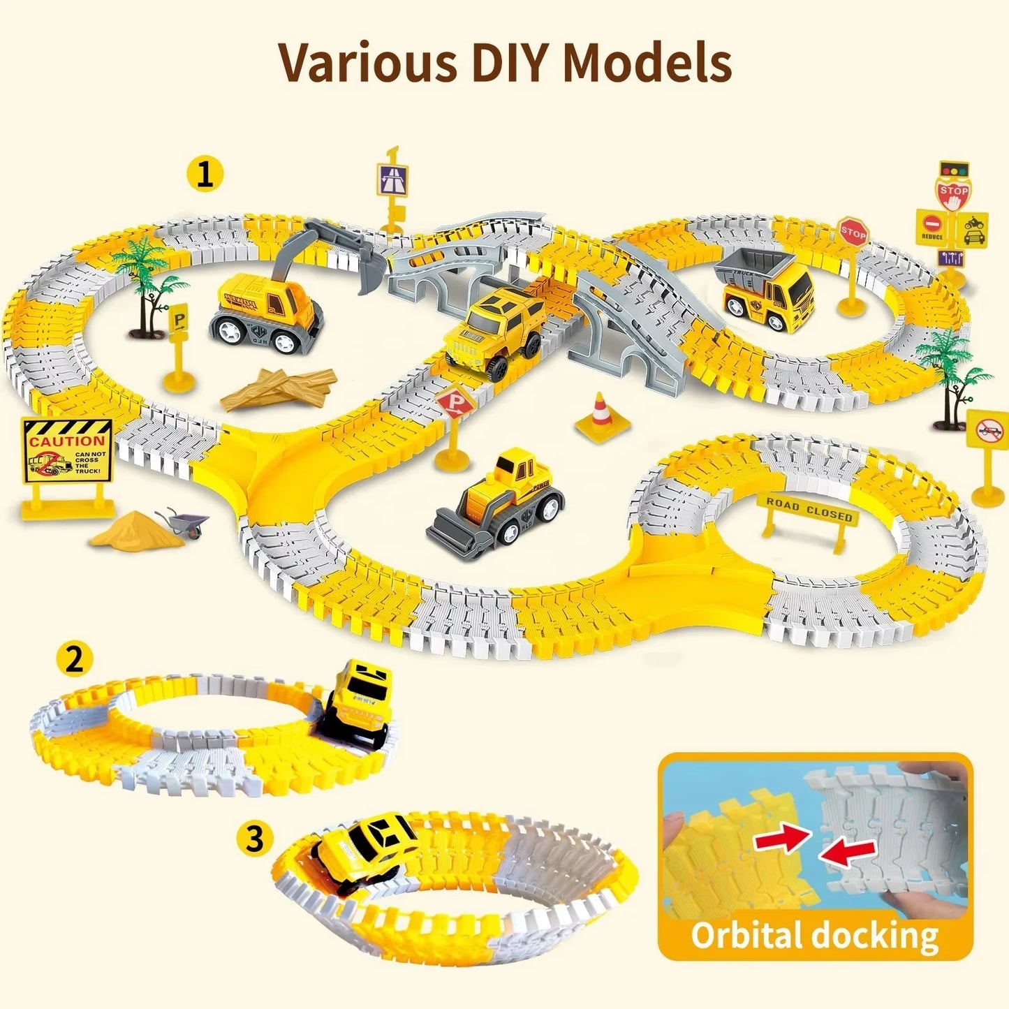 Multifunctional Assembly Track Children Educational Toys