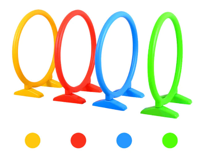 Colorful Kids Training Hoops – Outdoor Jump Ring Set