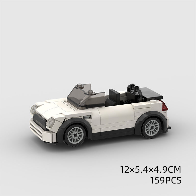 Small Particle Building Blocks Model Sports Car for Kids