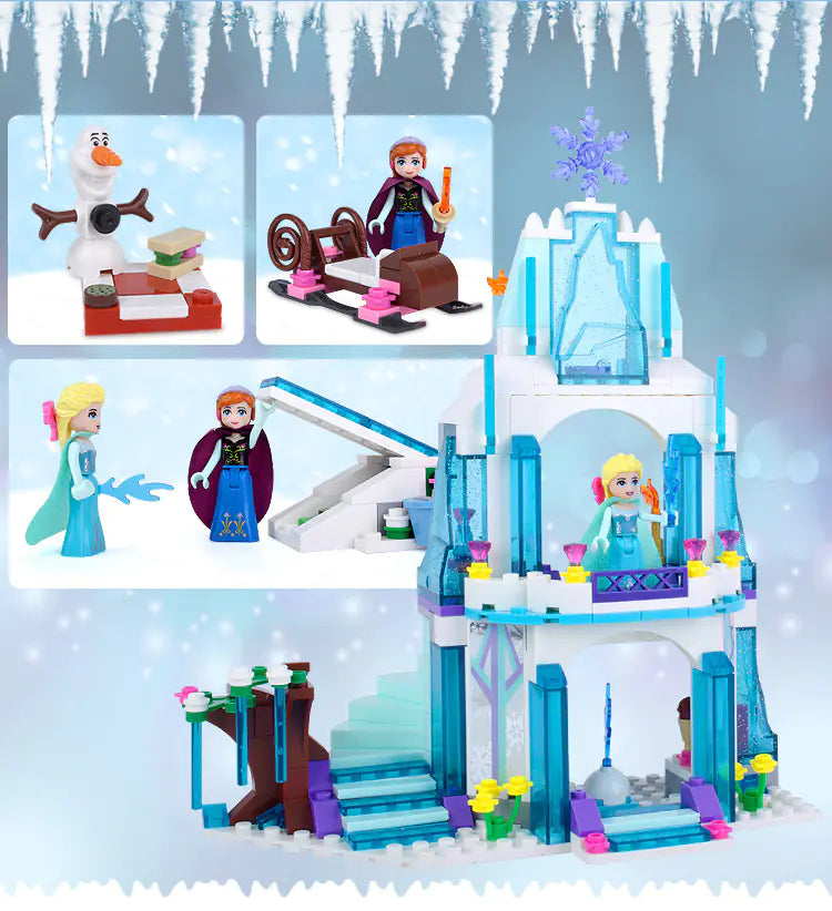 Frozen Ice Castle Building Set for Kids