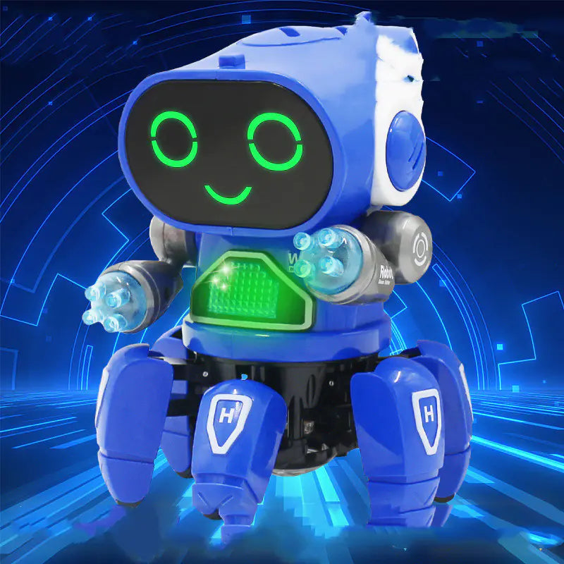 Dancing LED Robot Toy – Lights, Music & Moves