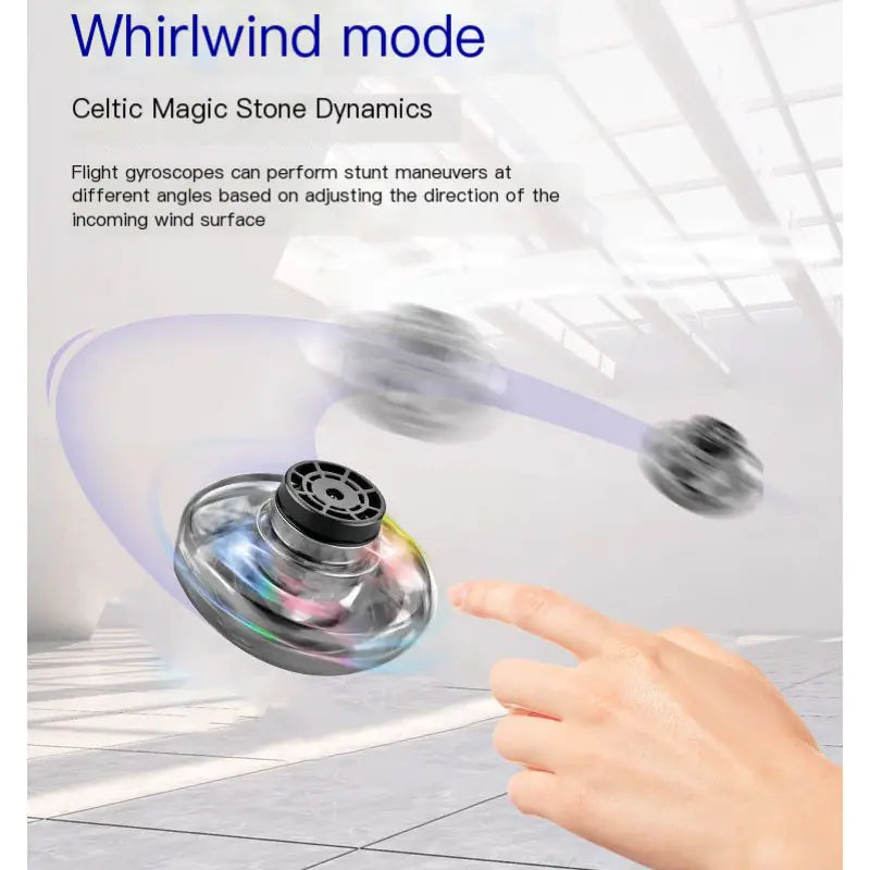 Flying Finger Spinner Toy - USB Rechargeable Gyro