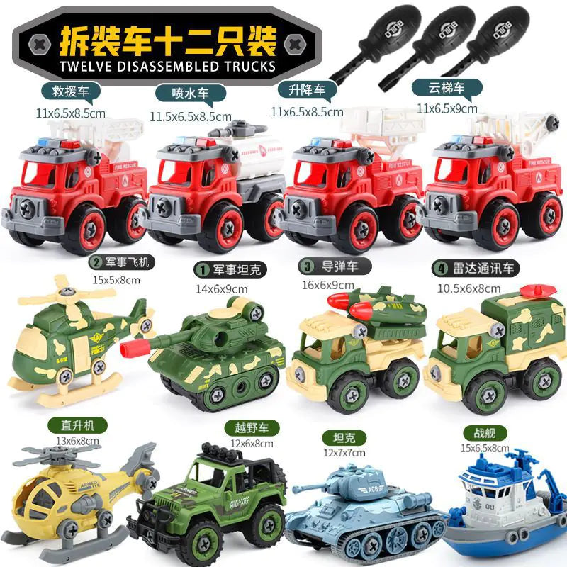 Kids Vehicle Toy Set
