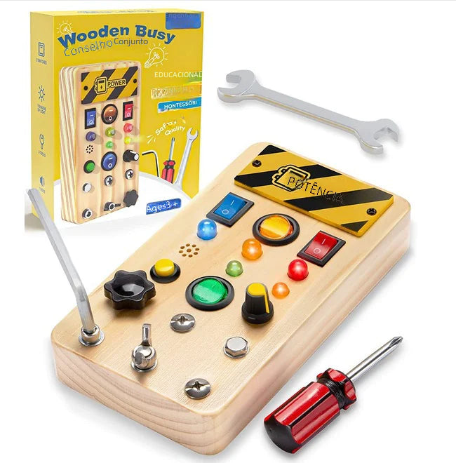 Interactive LED Learning Board for Kids