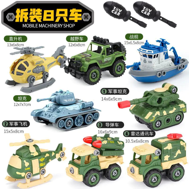 Kids Vehicle Toy Set