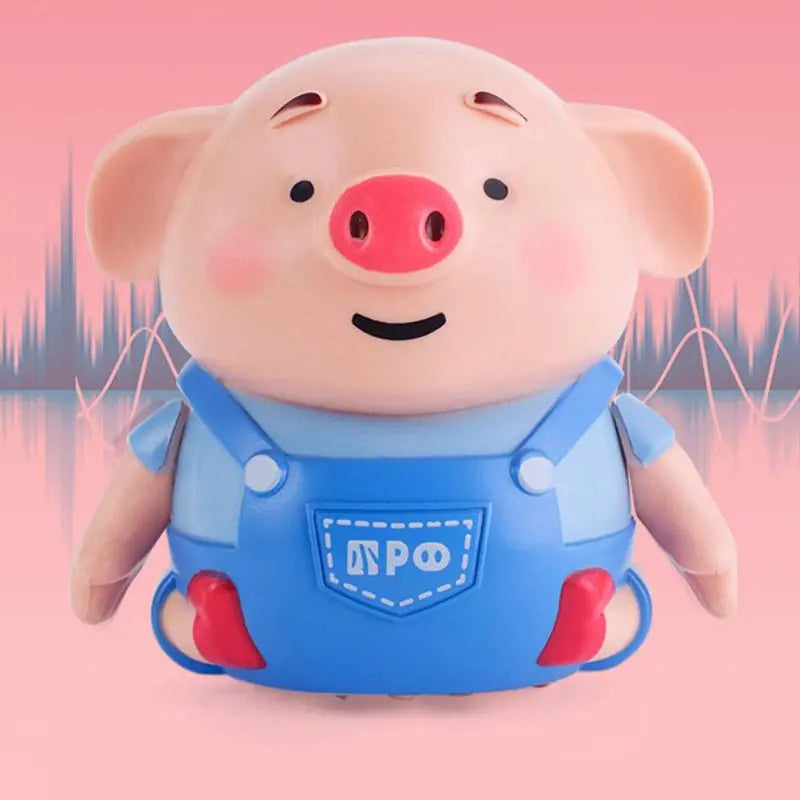 Smart Pig Robot Toy – Light, Music & Line Follow Fun