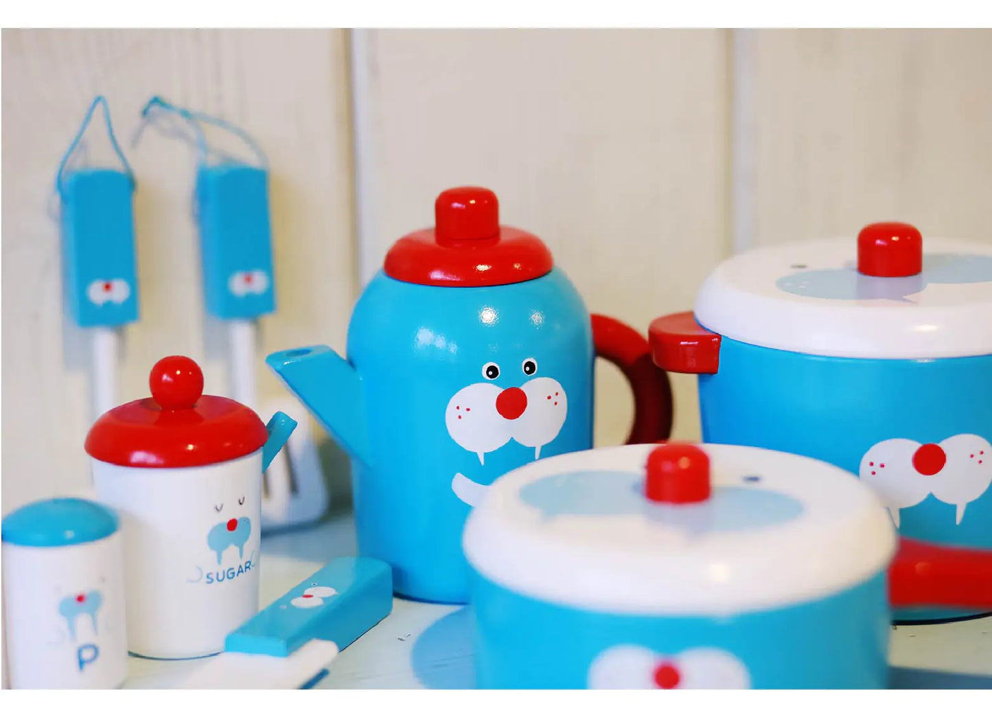 Cute Wooden Kitchen Playset for Kids