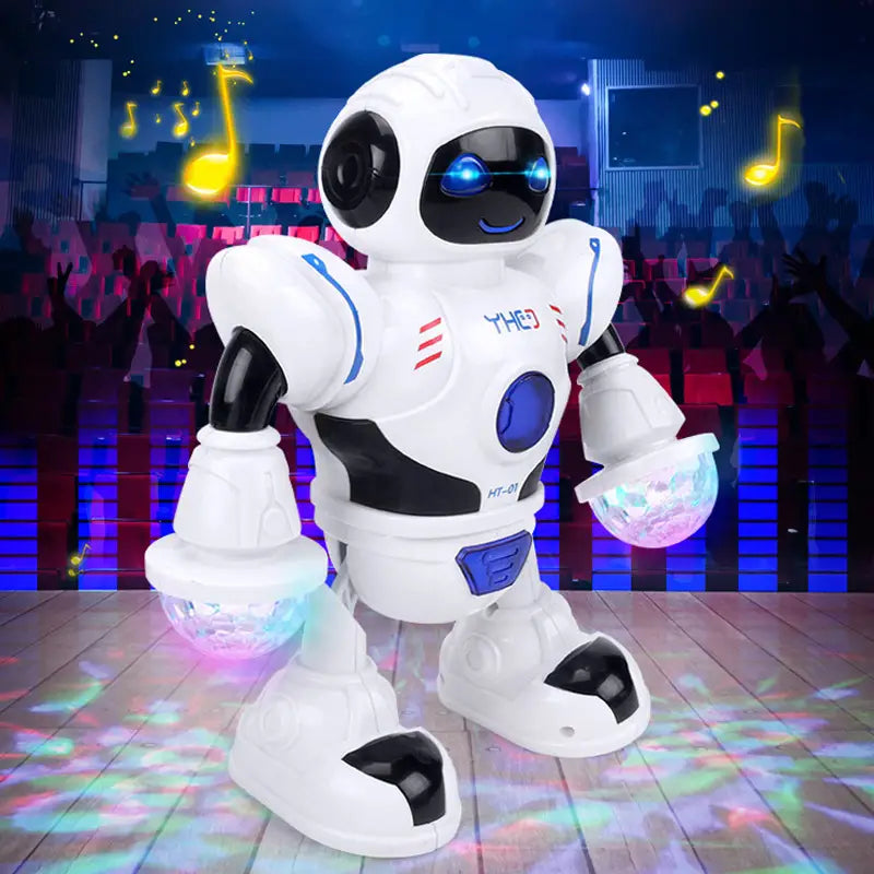 Dancing Robot Toy for Kids – Music & Lights Fun