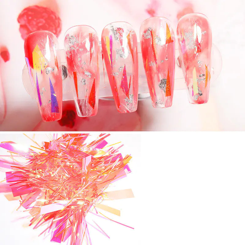 Luminous Aurora Nail Art Enhancers