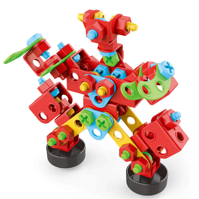 DIY STEM Creative Building Blocks Set Toy with Drill Tool
