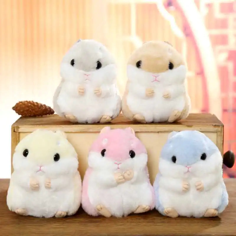 Charming Hamster Keychain Plushie