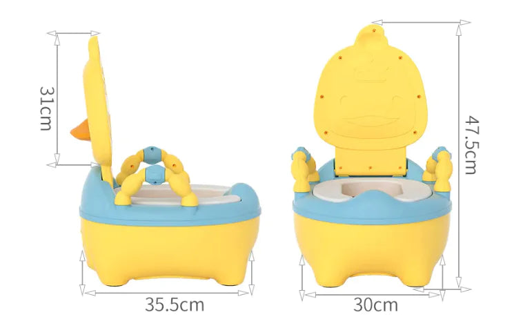 Cute Duck Potty Training Seat for Toddlers – Non-Slip