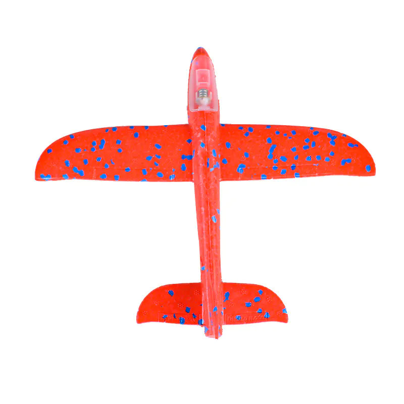 Foam Airplane Launcher Gun with LED Lights