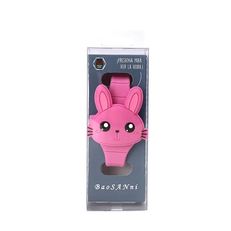 Cute Bunny LED Watch & Stationery Gift Set for Kids
