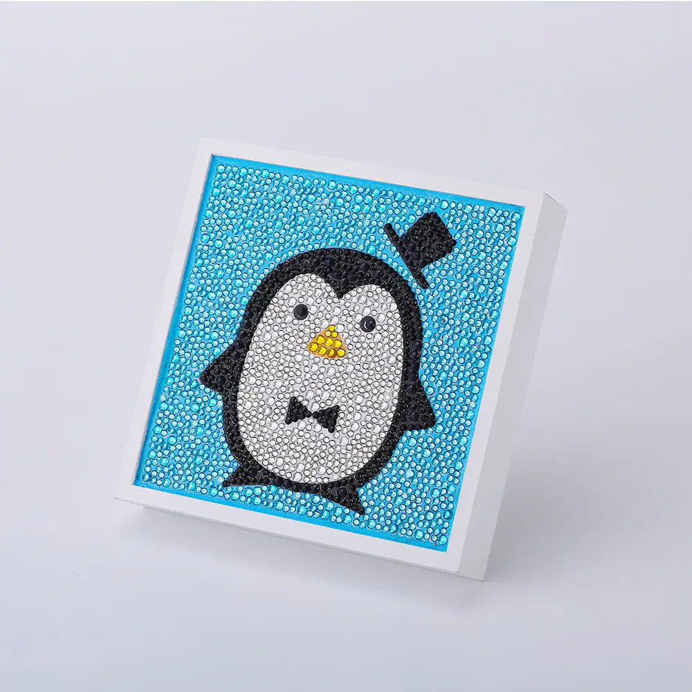 Cute Animal Diamond Art Kit – DIY Sparkle Canvas