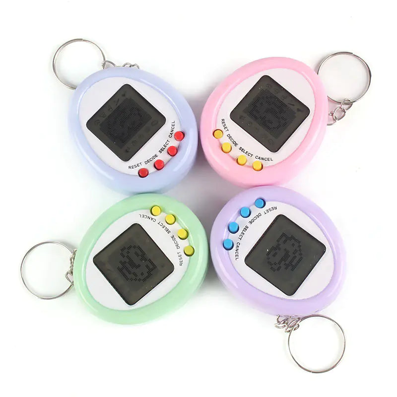 Retro Pocket Pet Keychain Toy