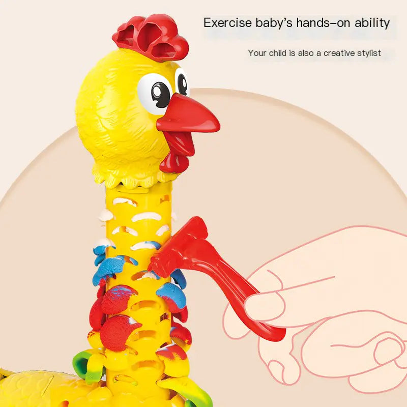 Kids' Creative Clay Chicken Crafting Kit