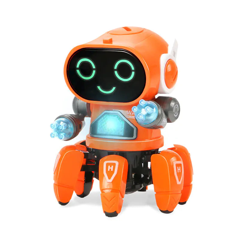 Dancing LED Robot Toy – Lights, Music & Moves