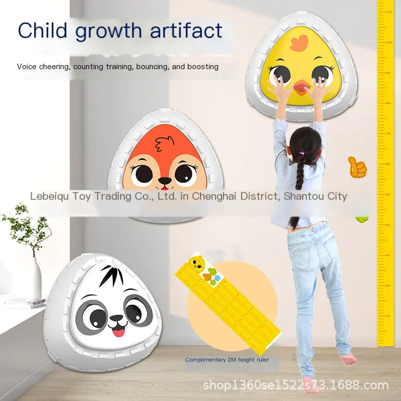 Jump Touch Egg Trainer Toy – Voice Count & Light Fun