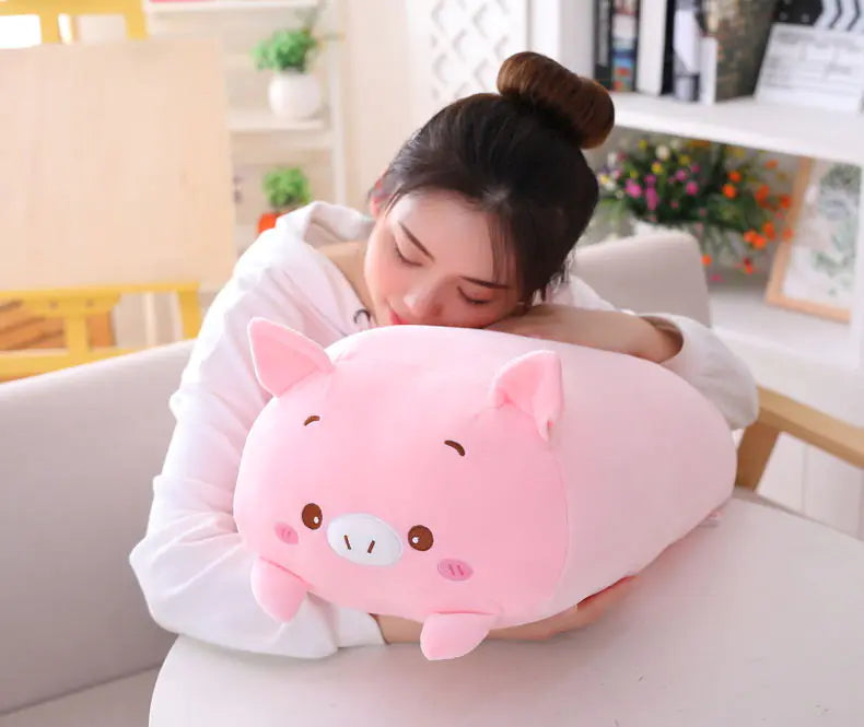 Snuggly Cartoon Plush Pillows for All Ages