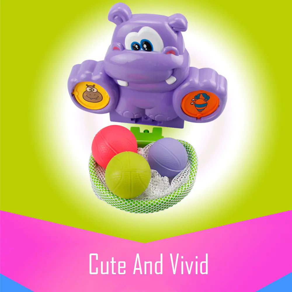 Splash Hoop Hippo Bath Game for Toddlers