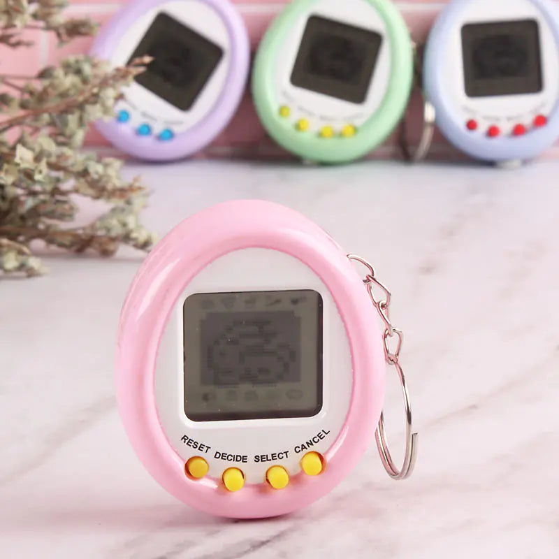 Retro Pocket Pet Keychain Toy