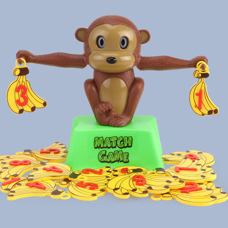 Kids' Monkey Math Balance Game