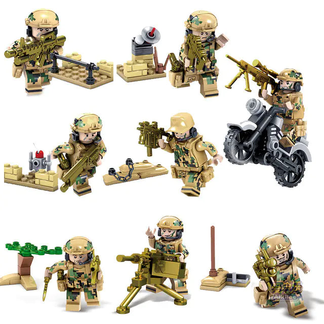 Tactical Squad Building Blocks for Kids