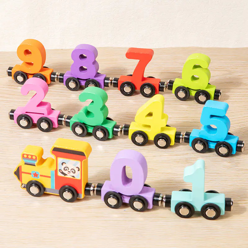 Magnetic Counting Train Puzzle for Kids