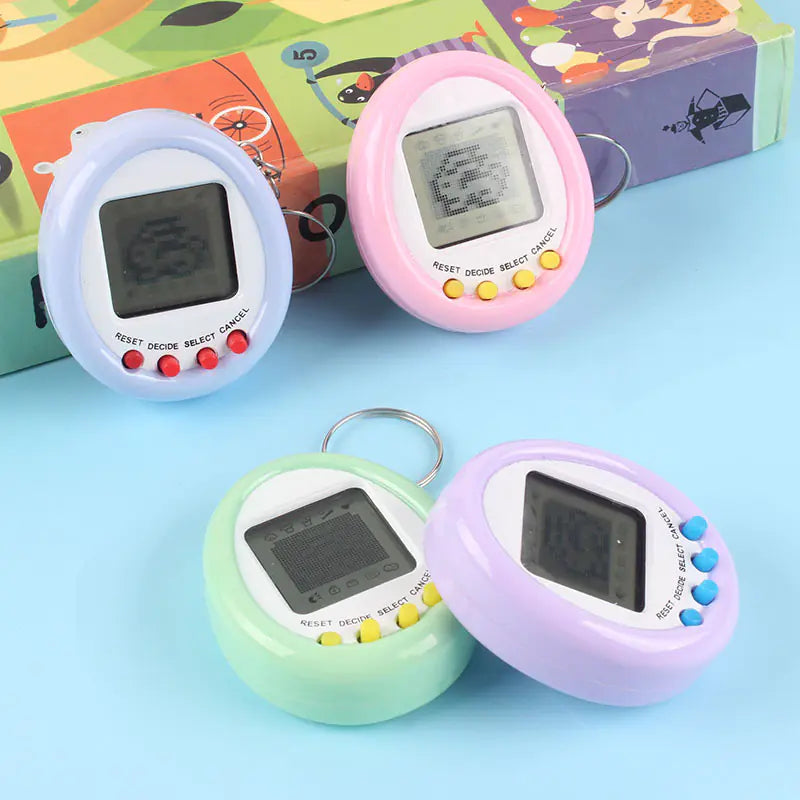 Retro Pocket Pet Keychain Toy