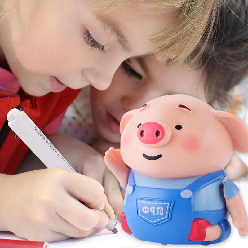 Smart Pig Robot Toy – Light, Music & Line Follow Fun