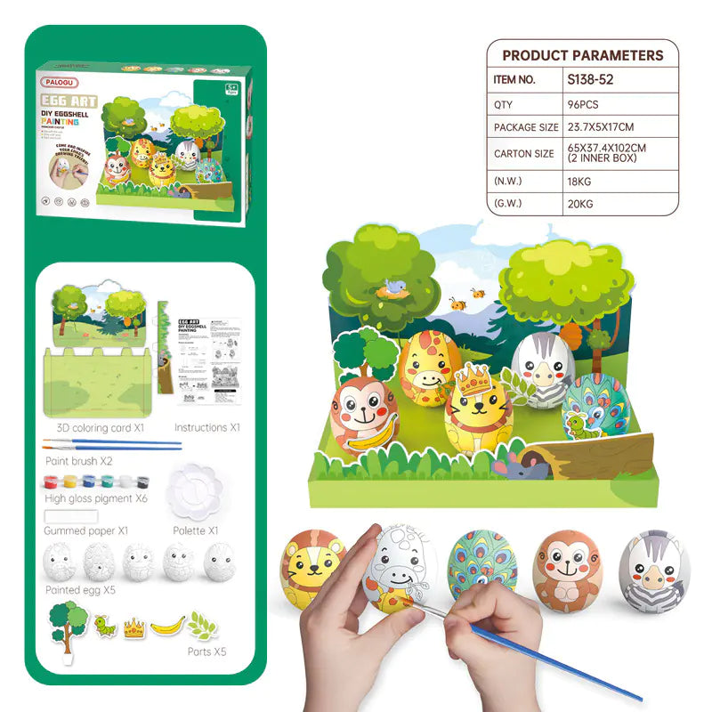 DIY Egg Painting Kit for Kids – 3D Art Fun