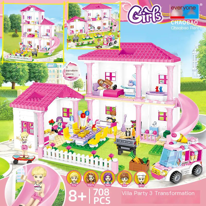 Enchanted Princess Villa Building Set