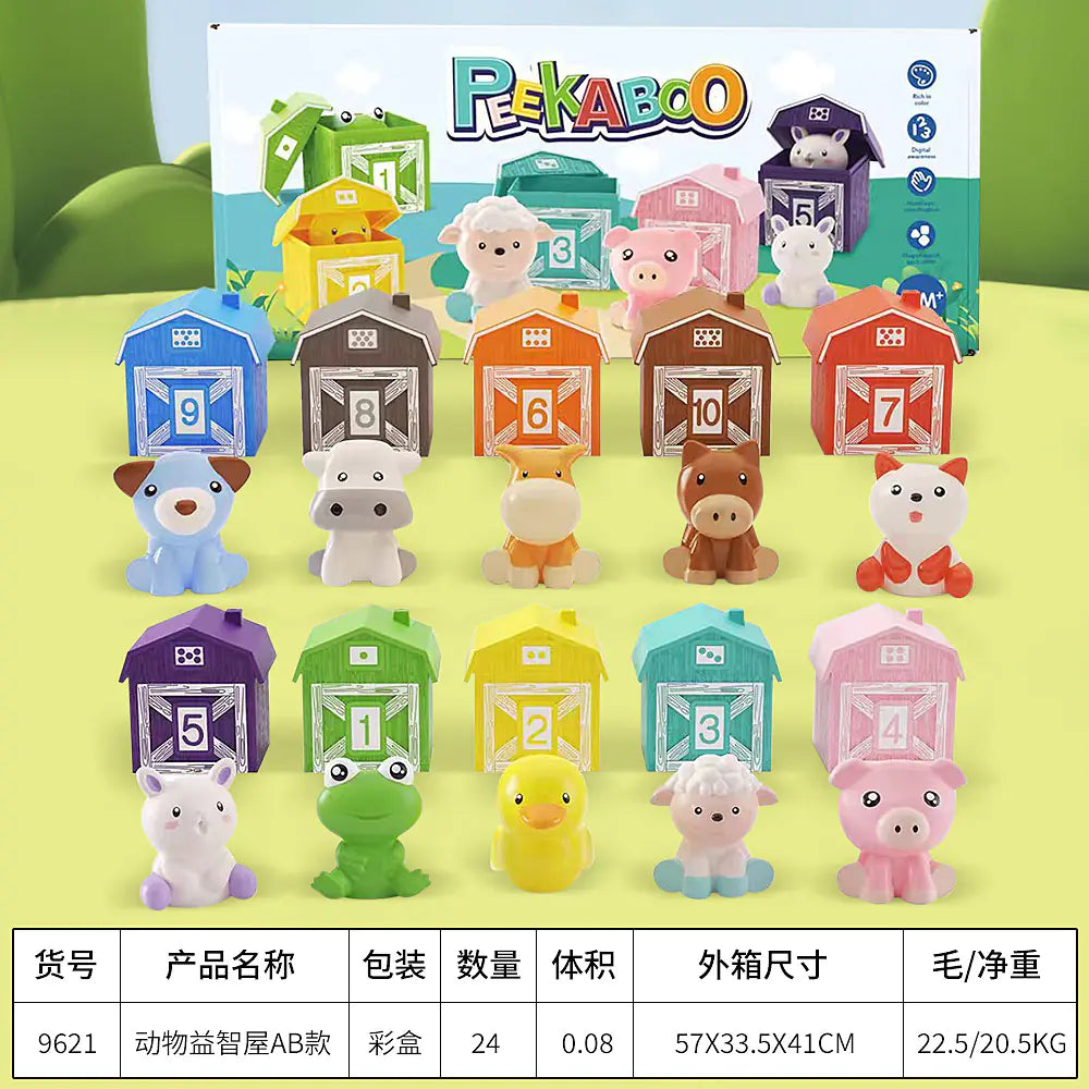 Colorful Counting Puppet Playset for Kids