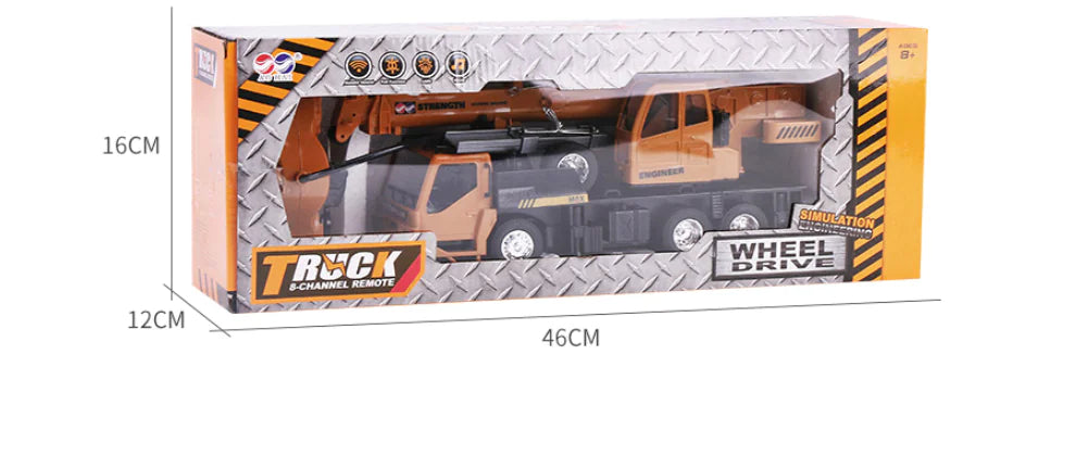 Wireless Remote Control Crane Truck Toy