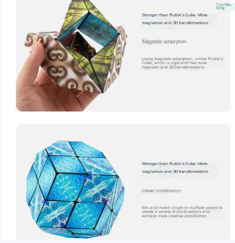 Magnetic Creative Play Cube - Kids’ Imagination Builder