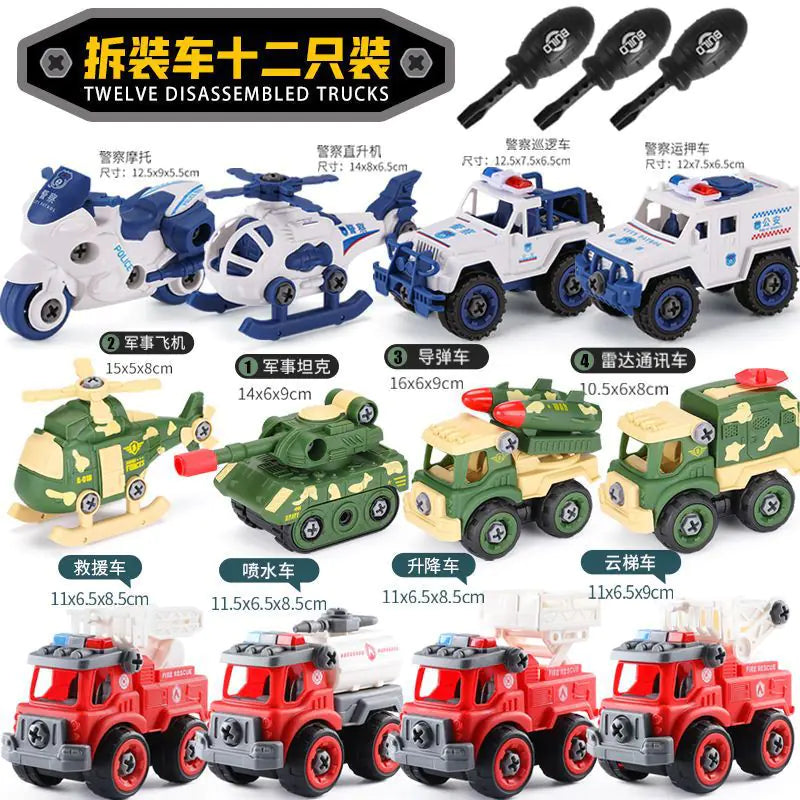 Kids Vehicle Toy Set