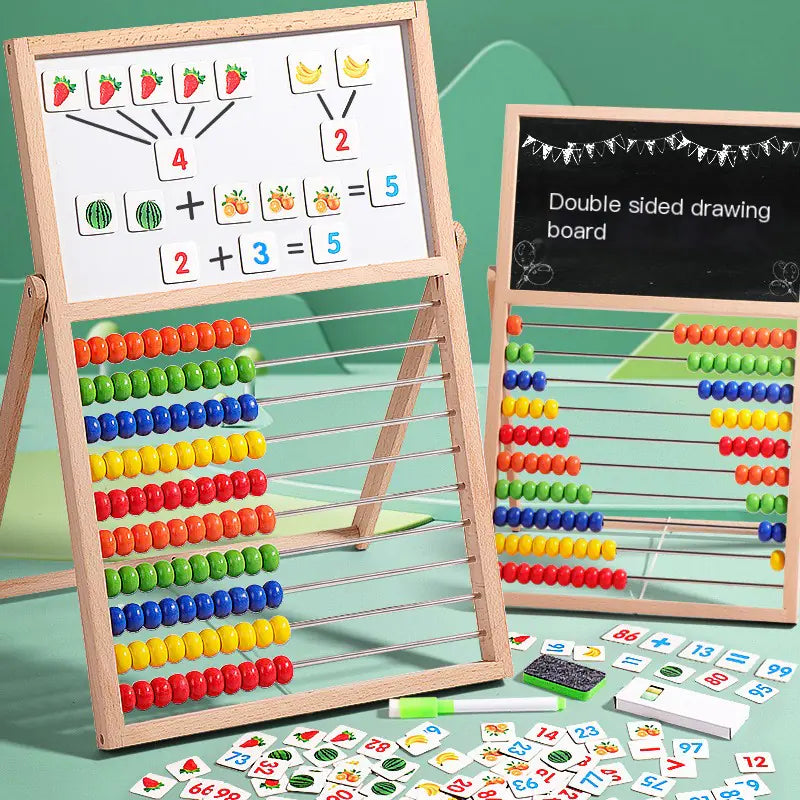 Dual-Sided Educational Bead Craft Board