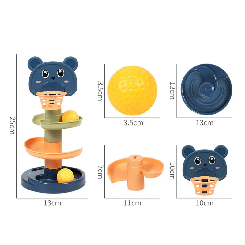 Montessori Tower Ball Track Learning Toy