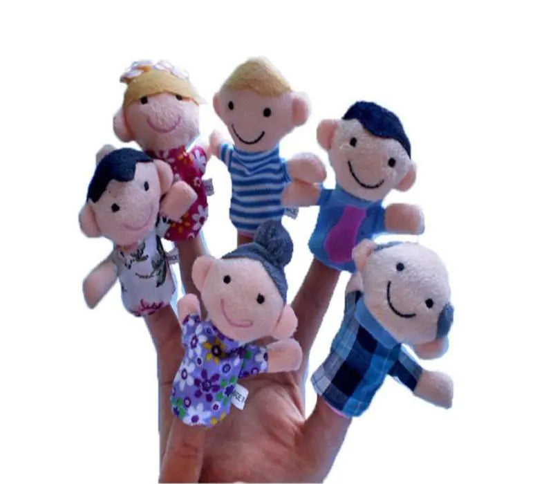 Family Finger Puppets Set – Soft & Educational Fun